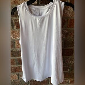 Halara Cut Out Crossover Hem Solid Yoga Tank Top Size Medium